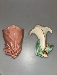 Vintage Mc Coy Wall Pockets