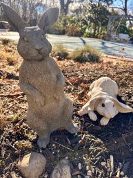 Garden Bunnies (heavy Resin)