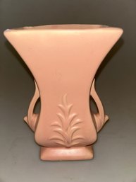 Vintage McCoy Pink Ceramic Vase