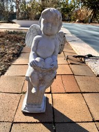 Garden Cherub (heavy Resin)