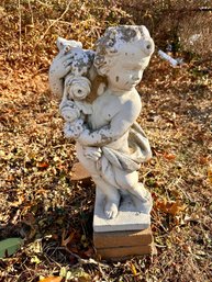 Garden Cherub. Cement