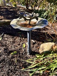 Metal Birdbath