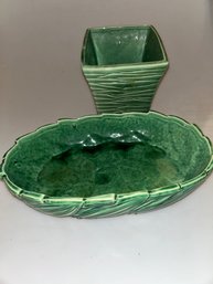 McCoy Green Planter & Pot