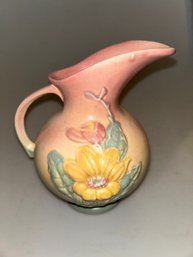 Hull Art Pottery Magnolia Pitcher.