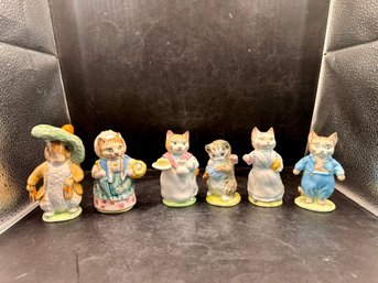 Vintage Beswick Beatrix Potter Cat Figurines