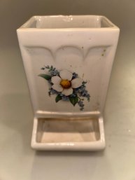 Vintage McCoy Pottery Wall-hanging Match Box Holder