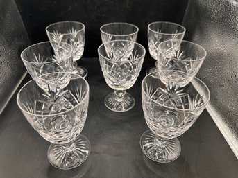 Lot Of EIGHT Stuart Crystal Glasses