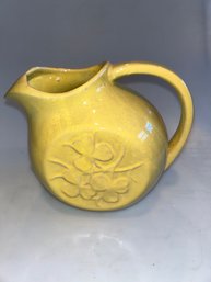 Yellow McCoy Shamrock Clover Pitcher.