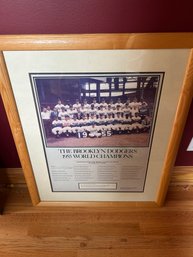 1955 Brooklyn Dodgers Team Picture