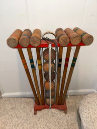 Vintage Croquet Set