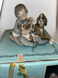 Lladro 5456 NEW PLAYMATES With Box