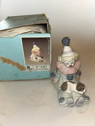 LLADRO FIGURINE 'PIERROT WITH PUPPY With Box