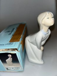 'Girl Kissing,' #4873. Lladro With Box