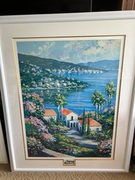 'Pathway To The Sea,' Limited Edition Serigraph By John Zaccheo.