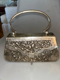 Vintage, Handmade Metal Clutch Purse
