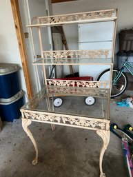 Metal & Glass Bakers Rack