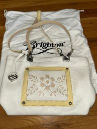 Brighton Cut Out MG Flower & Canvas Flowered MG 2 In 1 Reversible Handbag.