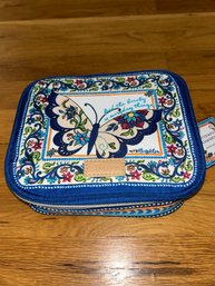 NWT Brighton Butterfly Garden Travel Jewelry Case.