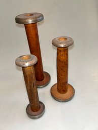 Spool Candle Holders