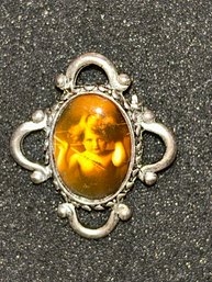 Vintage C. Stein Photo Brooch
