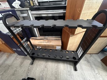 Metal Fishing Pole Display Holder