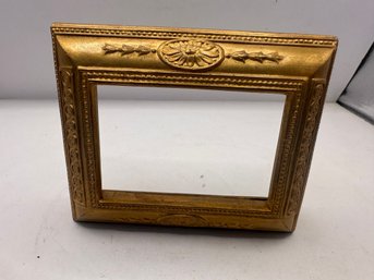Antique Gilt Metal Calendar Frame Jenning Bros