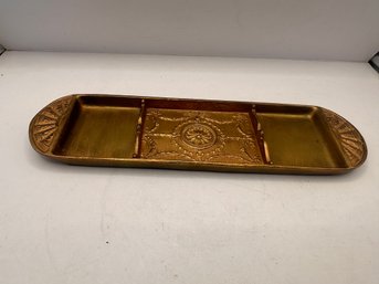 Antique Gilt Metal Desk PenTray