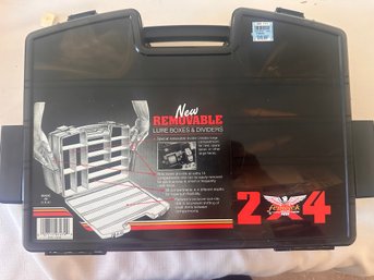 Black Tackle Box And Contents