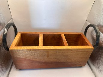 Wooden Utensil Caddy