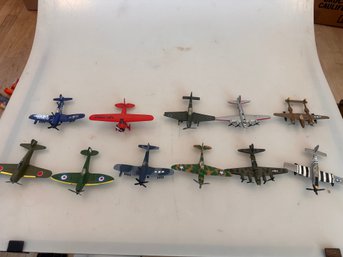 Lot Of Die Cast Planes