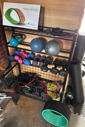 Lot Of Assorted Exercise Equipment.