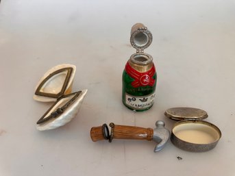 Lot Of 4 Assorted Trinket Boxes