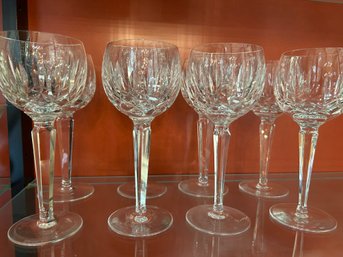 Set Of 8 Waterford Crystal Goblets