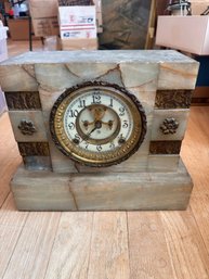 Antique Ansonia Marble Mantel Clock