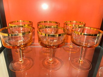 Vintage-style Coupe Glasses