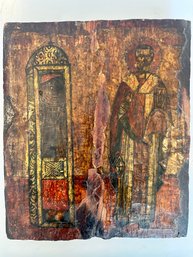 ANTIQUE 19th Century RUSSIAN HAND PAINTED ICON