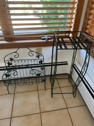 Metal Plant Stand, Magazine Rack