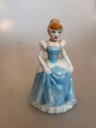 Vintage Disney Japan Cinderella Ceramic Porcelain Figurine