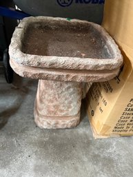 Cement Birdbath