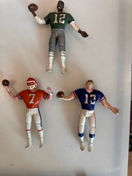 Collectible Vintage Football Action Fugures