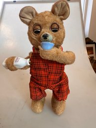 Milk Drinking Bear' Made In Japan 1950s