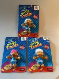 Lot Of 3 NIB Original Troll Dolls