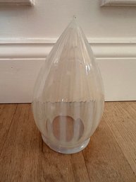 Opalescent Vaseline Bullet Glass Shade