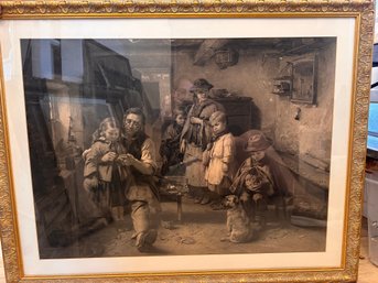 'Both Father And Mother,' Print.   36x28