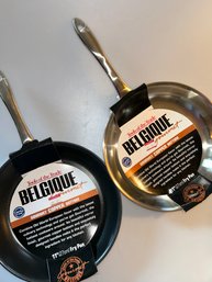Pair Of NIB Belgique Frying Pans