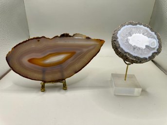Polished Agate Slice, Geode