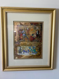 ALEXANDER & WISSOTZK WAITING FOR A PARTY PLATE SIGNED LITHO