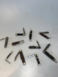 Lot B Of 10 Pocket Knives