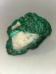 Polished Botryoidal Malachite Specimen From The Republic Of Congo