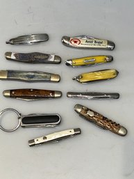 Lot B Of 11 Pocket Knives